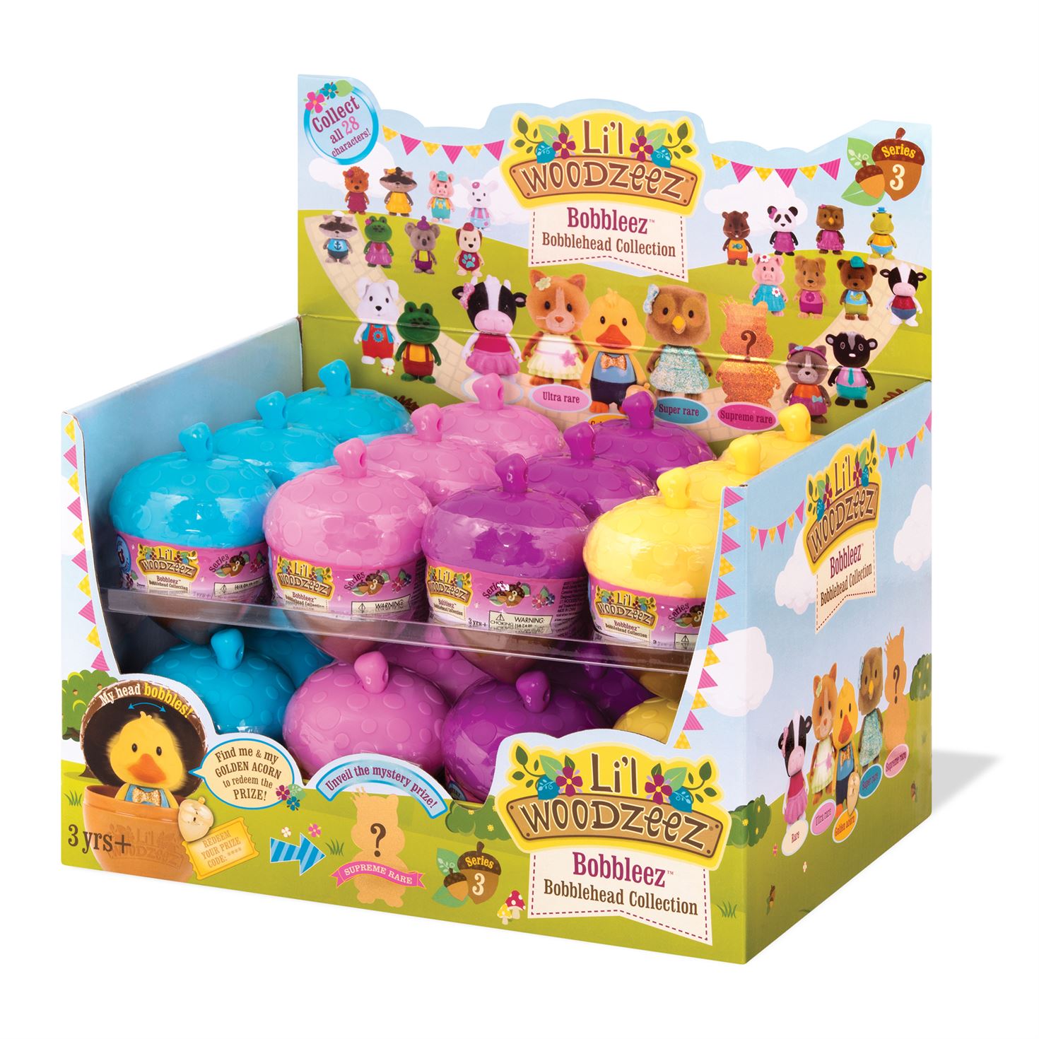 Li`l Woodzeez Іграшка Bobblehead Сюрприз. Серія 3 63400GTZ